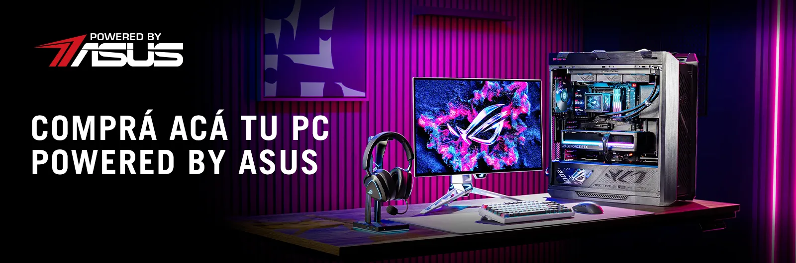 Campaña ASUS ROG Powered by ASUS — ElectroPC