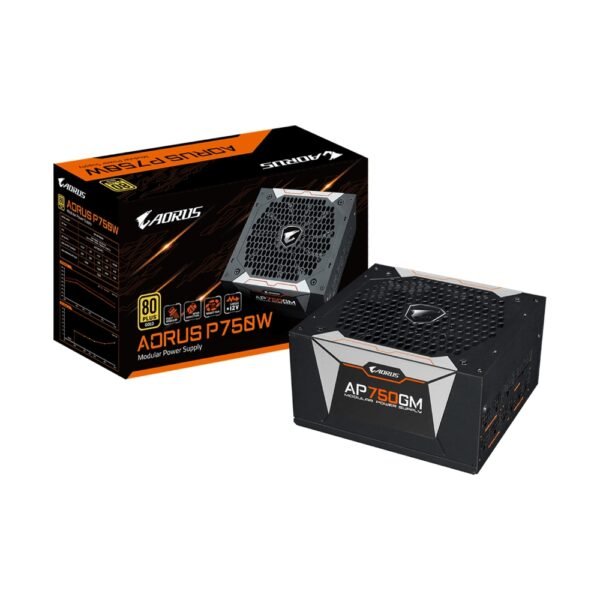 FUENTE GAMER GIGABYTE AORUS 750W MODULAR 80 PLUS GOLD