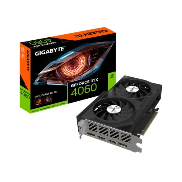 PLACA DE VIDEO GIGABYTE RTX 4060 WF2 OC 8GB