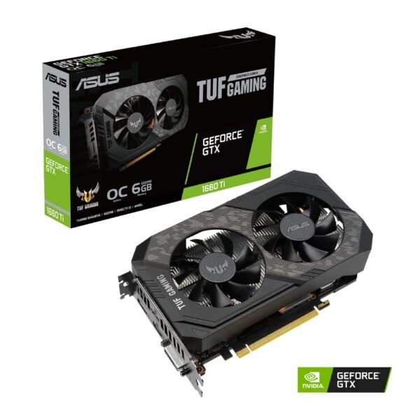 PLACA DE VIDEO ASUS TUF GTX 1660 TI O 6 GB  EVO GAMING