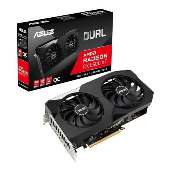 PLACA DE VIDEO ASUS DUAL RX 6600 XT O 8 GB