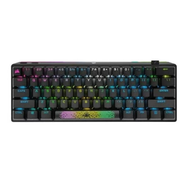 Teclado Corsair K70 PRO Mini Wireless RGB 60% Cherry MX Red Black PBT Keycaps (2892)