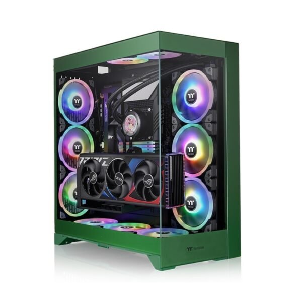 Gabinete TT CTE E660 MX Mid-Tower TG x2 Racing Green (5233)