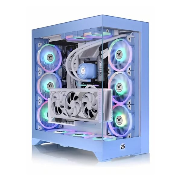 Gabinete TT CTE E660 MX Mid-Tower TG x2 Hydrangea Blue (4427)