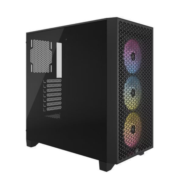 Gabinete Corsair 3000D RGB Airflow Mid-Tower TG RGB Fan x3 Black (0854)