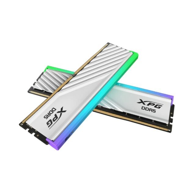 MEMORIA ADATA DIMM LANCER SINGLE 32GB (2X16) DDR5 6400 LANCER BLADE WHITE RGB