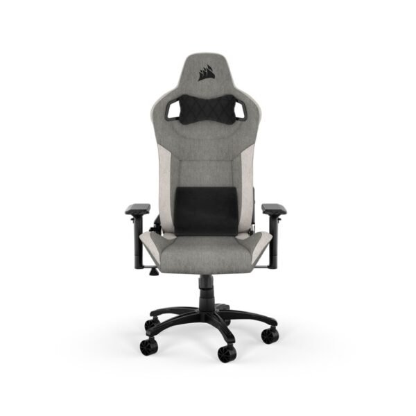 Silla Gamer Corsair T3 RUSH (2023) Tela Gris/Blanco (5820)