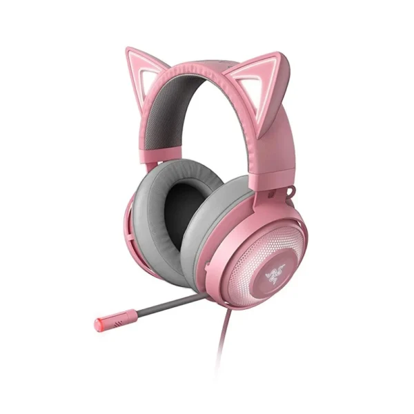 AURICULAR GAMER RAZER KRAKEN KITTY CHROMA QUARTZ