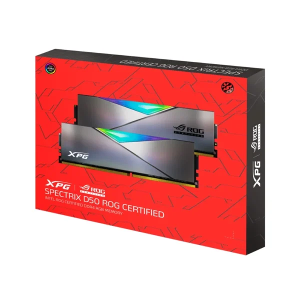 MEMORIA ADATA DIMM XPG SPECTRIX 32GB (2x16) DDR4 3600 G17H DC50R (ROG CERTIFIED)