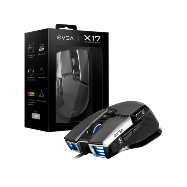 MOUSE GAMER EVGA X17 GREY