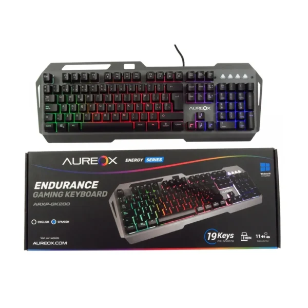 TECLADO AUREOX ENDURANCE  GAMING GK200