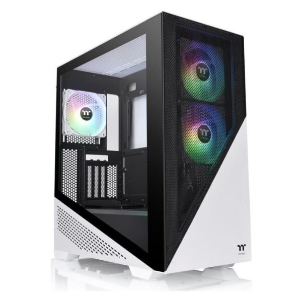 GABINETE GAMER THERMALTAKE DIVIDER 370 TG ARGB SNOW WHITE TEMP GLASS