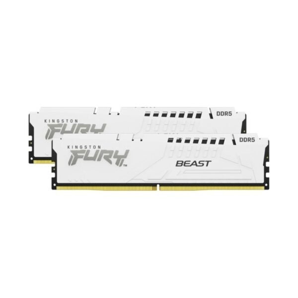 Memoria DDR5 Kingston 32GB (2x16GB) 6000 Mhz FURY Beast White EXPO (5872)