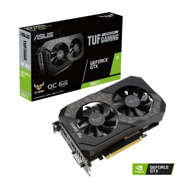 PLACA DE VIDEO ASUS TUF GTX 1660 TI O 6 GB  EVO GAMING