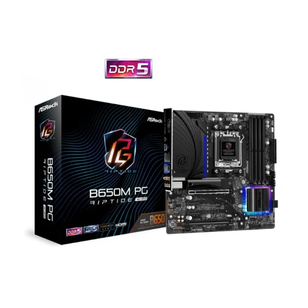 MOTHER ASROCK (AM5) B650M PG RIPTIDE WIFI