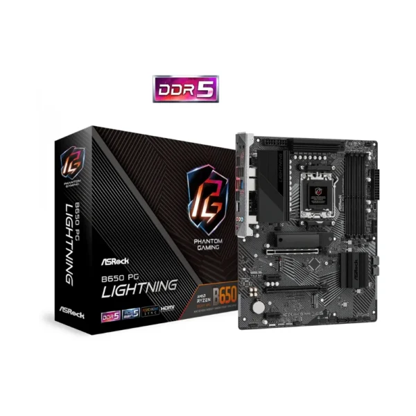 MOTHER ASROCK (AM5) B650 PG LIGHTNING DDR5