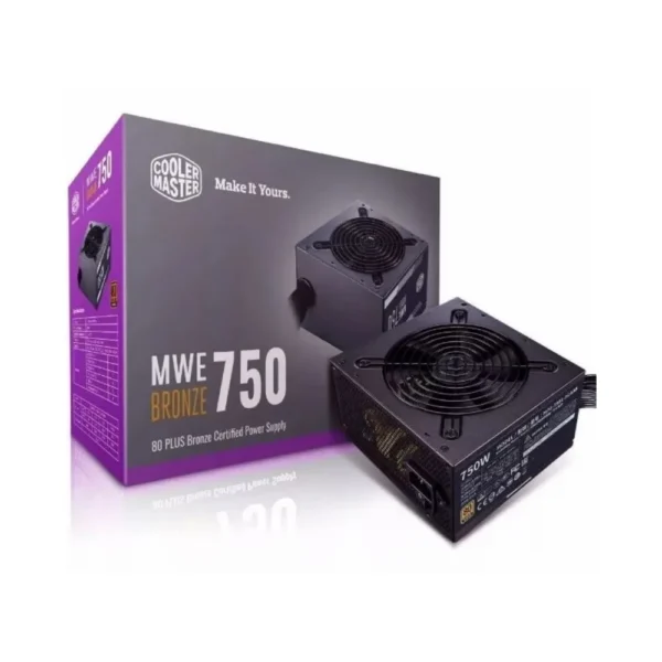 Fuente MWE Bronze V2 750W - 80 Plus COOLER MASTER