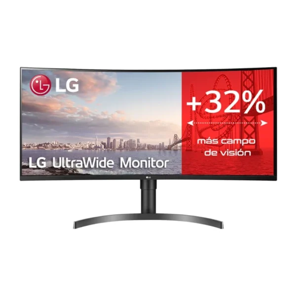 MONITOR LG 35 ULTRAWIDE 21:9 35WN75C-B WQHD CURVO USB-C (II) (1287)