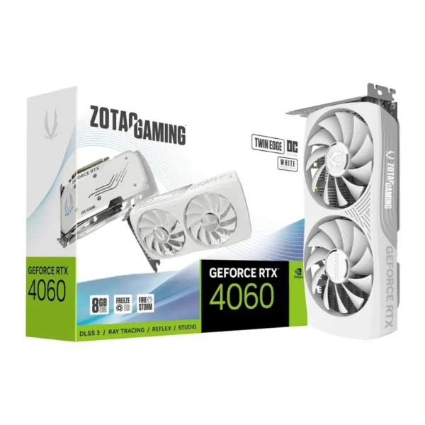 PLACA DE VIDEO ZOTAC RTX 4060 8GB TWIN EDGE OC WHITE EDT