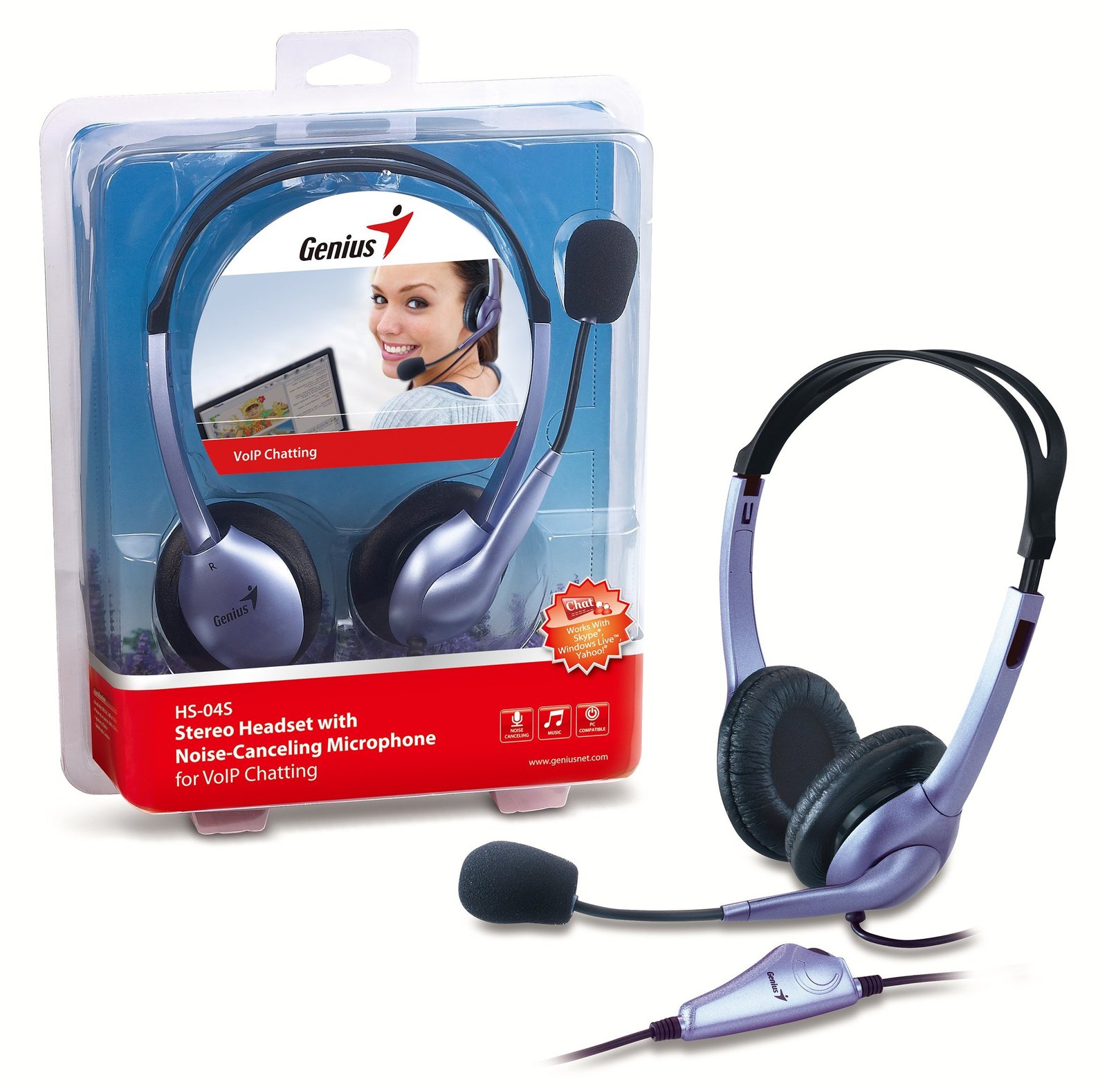 AURICULAR GENIUS HS-04S SINGLE PLUG