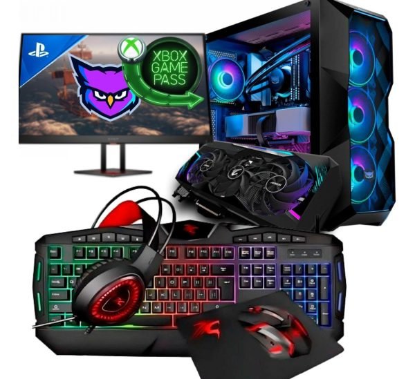 Pc Gamer Combo Ryzen 7 5700g Rtx 3060 32gb 1tb Monitor Wifi