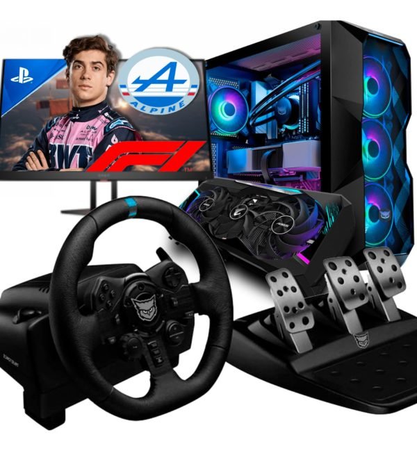 Pc Colapinto Gamer + Volante Ryzen 7 5700 Rtx 3060 32gb 1tb