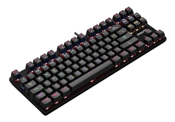 Teclado Philips Gaming Momentum Spk8901bqmc Mecanico Color Del Teclado Negro Idioma Español - Imagen 4