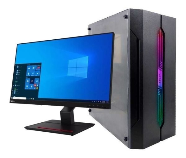 Pc Gamer Ryzen 3 3200g 240gb Ssd 16gb + Monitor 24!