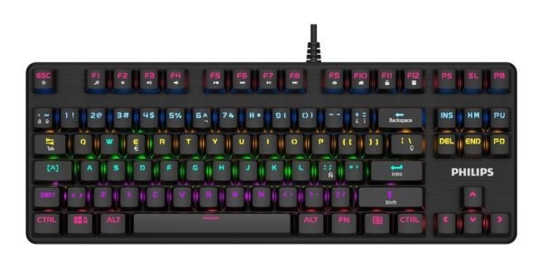Teclado Philips Gaming Momentum Spk8901bqmc Mecanico Color Del Teclado Negro Idioma Español - Imagen 3