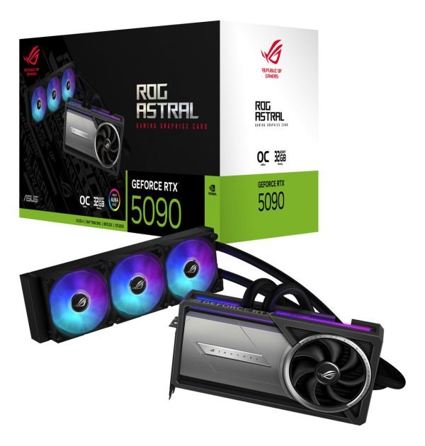 Tarjeta De Video Asus Rog Astral Lc Rtx 5090 32gb Oc Edition