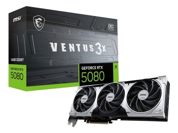 Vga Msi Geforce Nvidia Rtx 5080 Ventus 3x Oc Plus, Gddr7