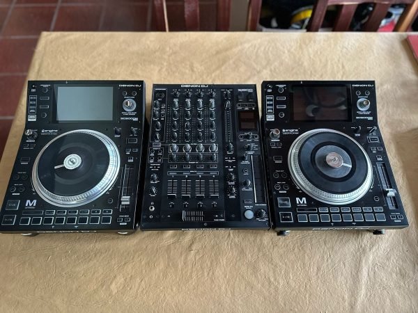 Denon Dj Set Profesional Sc5000m X2 + Mixer X1800 Impecables
