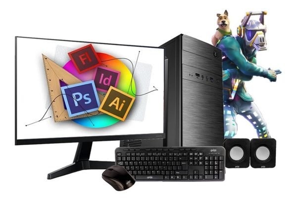Pc Diseño Grafico Intel I3 10105 Ram 16gb Ssd 480gb + Led 24