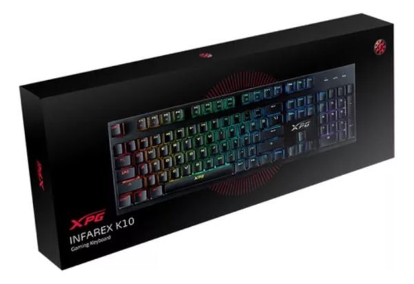 Teclado Gamer Xpg Infarex K10 Rgb Negro Semimecanico - Imagen 2