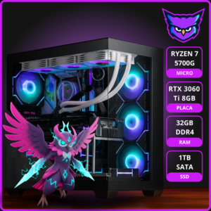 PC ADVANCE LEVEL 1 AMD RYZEN 7 5700G RTX 3060 TI 8GB RAM 32GB SSD 1TB