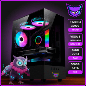 PC ENTRY LEVEL 1  RYZEN 3 3200G RAM 16GB SSD 500GB SATA
