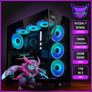 PC MIDTECH LEVEL 2 RYZEN 7 8700G RAM 32GB 5200MHZ SSD M.2 1TB NVME