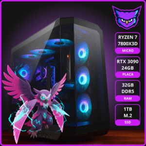 PC ULTRA LEVEL 2 AMD RYZEN 7 7800X3D RTX 3090 24GB RAM 32GB M.2 1TB WATERCOOLER