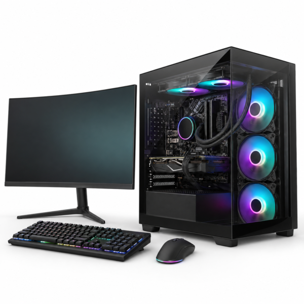 PC Gamer ASUS Ryzen 7 5700X RTX 3050 32GB SSD 1TB + Monitor Curvo 27