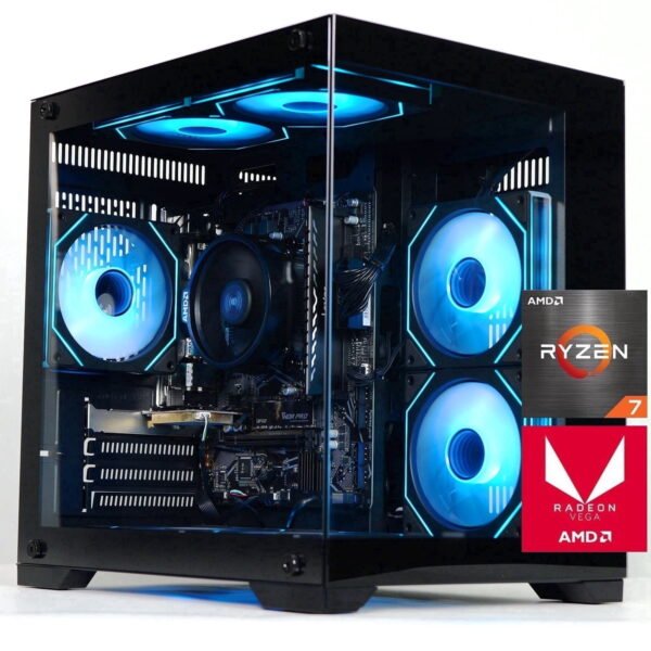 Pc Gamer Amd Ryzen 7 5700g 32gb 1tb Ssd Wifi Monitor 27 + Bt 960Gb Vega 8